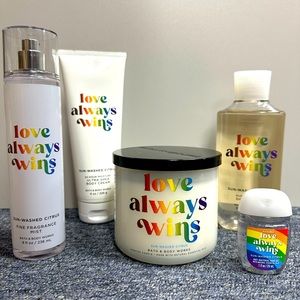 Love Always wins Bath and Body Works